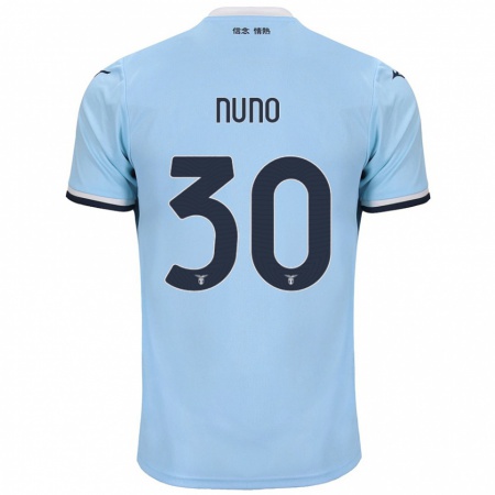 Kandiny Niño Camiseta Nuno Tavares #30 Azul 1ª Equipación 2024/25 La Camisa Chile