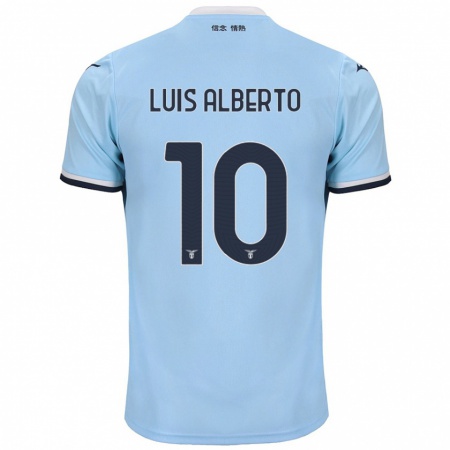 Kandiny Niño Camiseta Luis Alberto #10 Azul 1ª Equipación 2024/25 La Camisa Chile