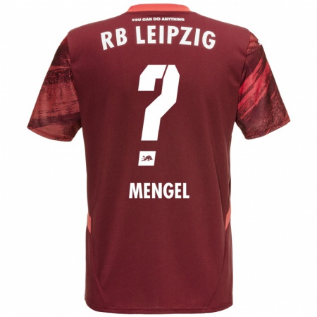 Kandiny Niño Camiseta Luca Mengel #0 Borgoña 2ª Equipación 2024/25 La Camisa Chile