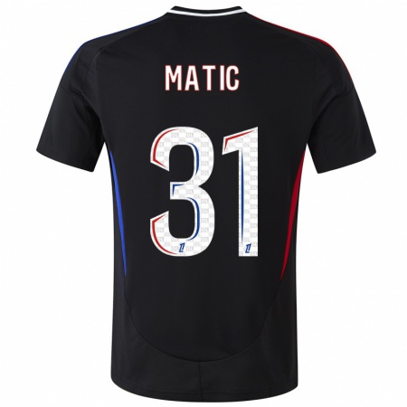 Kandiny Niño Camiseta Nemanja Matic #31 Negro 2ª Equipación 2024/25 La Camisa Chile