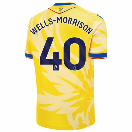 Kandiny Niño Camiseta Jack Wells-Morrison #40 Amarillo 2ª Equipación 2024/25 La Camisa Chile