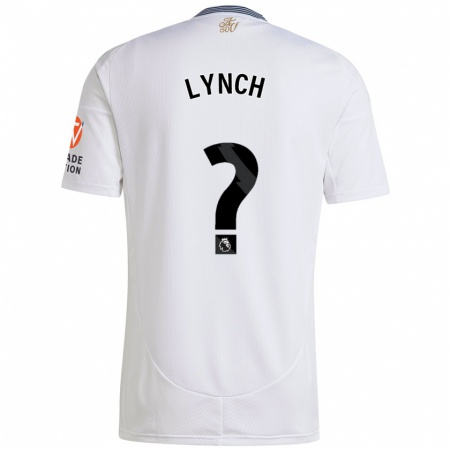 Kandiny Niño Camiseta Luka Lynch #0 Blanco 2ª Equipación 2024/25 La Camisa Chile