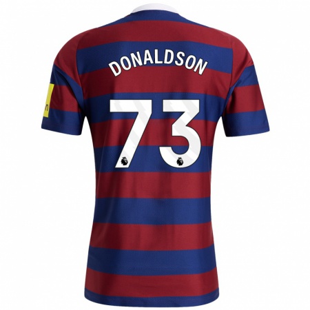 Kandiny Niño Camiseta Josh Donaldson #73 Burdeos Azul Marino 2ª Equipación 2024/25 La Camisa Chile