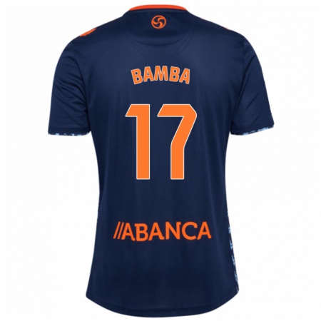 Kandiny Niño Camiseta Jonathan Bamba #17 Azul Marino 2ª Equipación 2024/25 La Camisa Chile