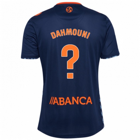 Kandiny Niño Camiseta Moha Dahmouni #0 Azul Marino 2ª Equipación 2024/25 La Camisa Chile