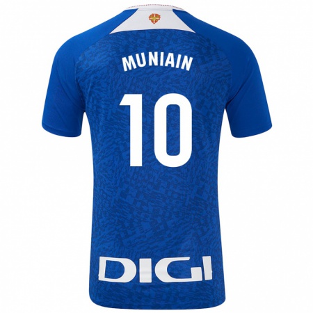 Kandiny Niño Camiseta Iker Muniain #10 Azul Real 2ª Equipación 2024/25 La Camisa Chile