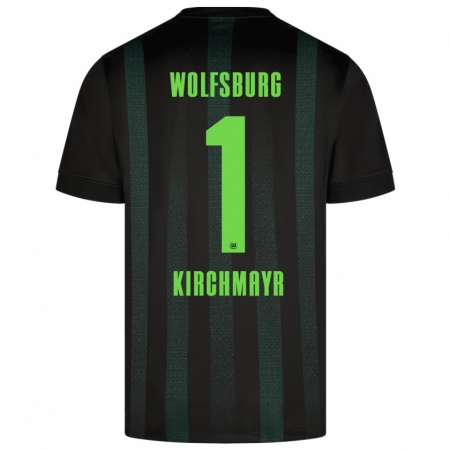 Kandiny Niño Camiseta Juri Kirchmayr #1 Verde Oscuro 2ª Equipación 2024/25 La Camisa Chile