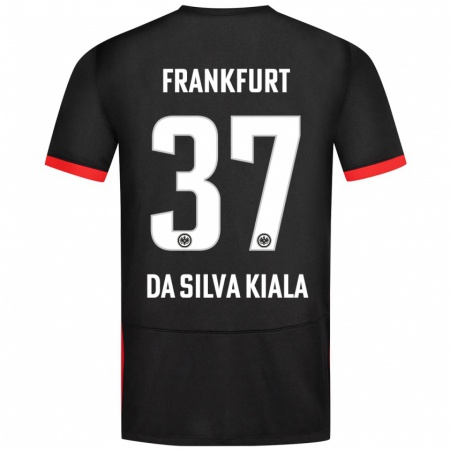 Kandiny Niño Camiseta Joel Da Silva Kiala #37 Negro 2ª Equipación 2024/25 La Camisa Chile