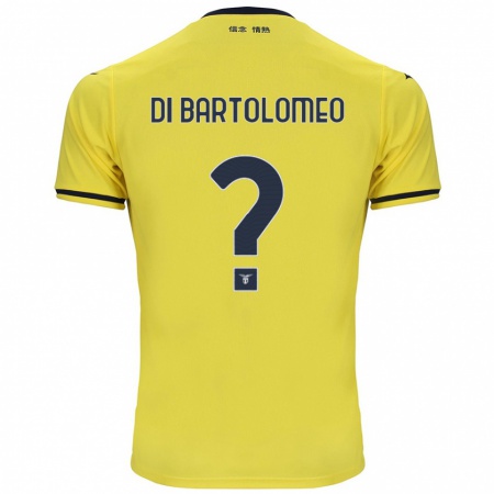 Kandiny Niño Camiseta Damiano Di Bartolomeo #0 Amarillo 2ª Equipación 2024/25 La Camisa Chile