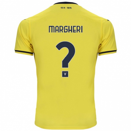 Kandiny Niño Camiseta Emanuele Margheri #0 Amarillo 2ª Equipación 2024/25 La Camisa Chile