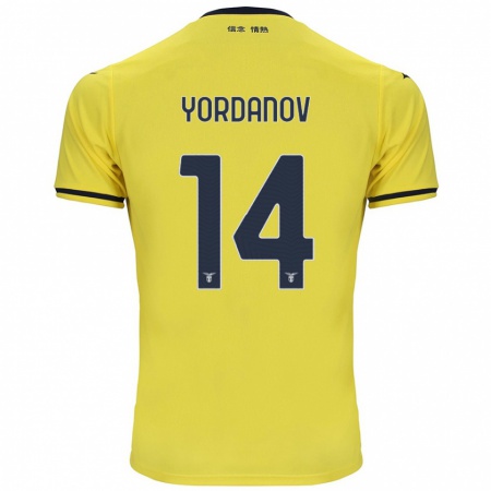 Kandiny Niño Camiseta Damyan Yordanov #14 Amarillo 2ª Equipación 2024/25 La Camisa Chile