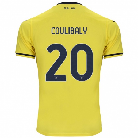 Kandiny Niño Camiseta Larsson Coulibaly #20 Amarillo 2ª Equipación 2024/25 La Camisa Chile