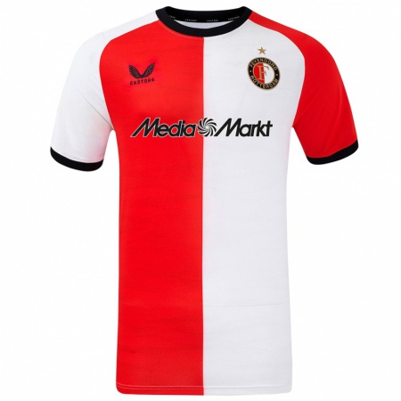 Kandiny Hombre Camiseta Beer Vijfhuizen #0 Rojo Blanco 1ª Equipación 2024/25 La Camisa Chile