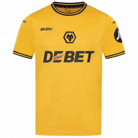 Kandiny Hombre Camiseta Harry Birtwistle #0 Amarillo 1ª Equipación 2024/25 La Camisa Chile