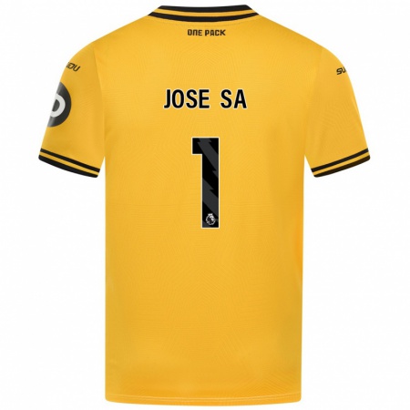 Kandiny Hombre Camiseta José Sá #1 Amarillo 1ª Equipación 2024/25 La Camisa Chile