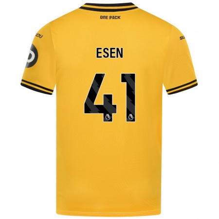 Kandiny Hombre Camiseta Josh Esen #41 Amarillo 1ª Equipación 2024/25 La Camisa Chile