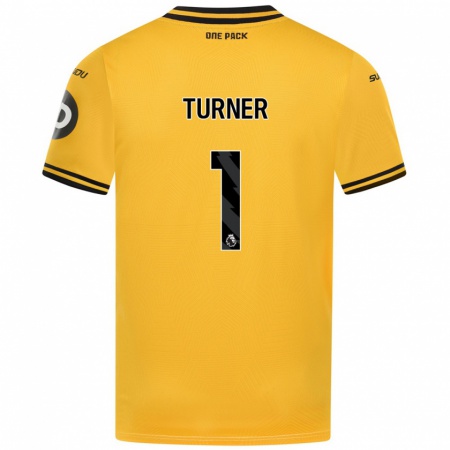 Kandiny Hombre Camiseta Shannon Turner #1 Amarillo 1ª Equipación 2024/25 La Camisa Chile