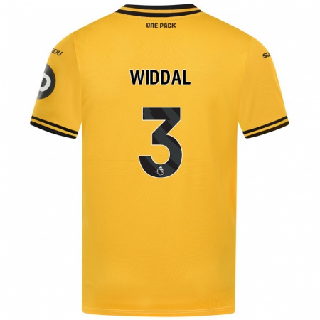 Kandiny Hombre Camiseta Natalie Widdal #3 Amarillo 1ª Equipación 2024/25 La Camisa Chile