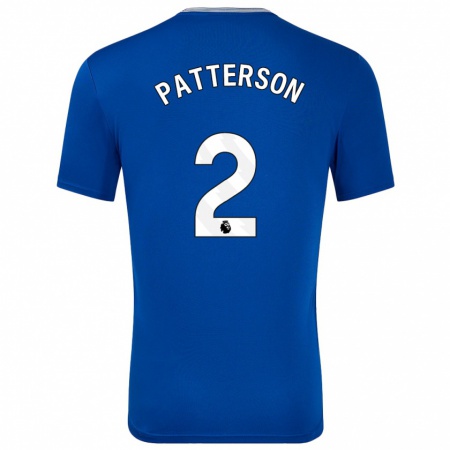 Kandiny Hombre Camiseta Nathan Patterson #2 Azul Con 1ª Equipación 2024/25 La Camisa Chile