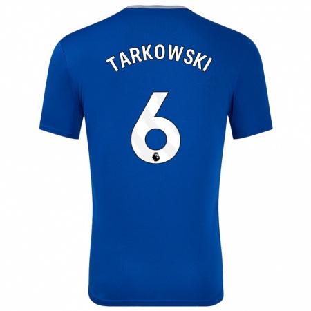 Kandiny Hombre Camiseta James Tarkowski #6 Azul Con 1ª Equipación 2024/25 La Camisa Chile