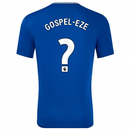 Kandiny Hombre Camiseta Goodness Gospel-Eze #0 Azul Con 1ª Equipación 2024/25 La Camisa Chile