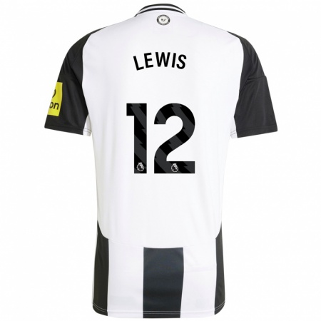 Kandiny Hombre Camiseta Jamal Lewis #12 Blanco Negro 1ª Equipación 2024/25 La Camisa Chile