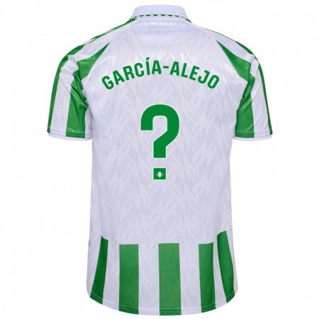 Kandiny Hombre Camiseta Raúl García-Alejo #0 Verde Rayas Blancas 1ª Equipación 2024/25 La Camisa Chile