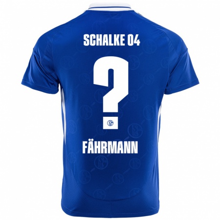 Kandiny Hombre Camiseta Ralf Fährmann #0 Azul Real 1ª Equipación 2024/25 La Camisa Chile