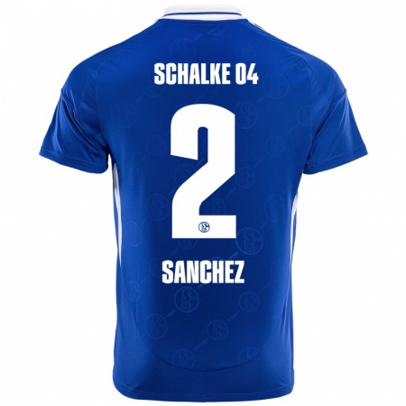 Kandiny Hombre Camiseta Felipe Sánchez #2 Azul Real 1ª Equipación 2024/25 La Camisa Chile