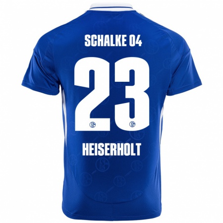 Kandiny Hombre Camiseta Finn Heiserholt #23 Azul Real 1ª Equipación 2024/25 La Camisa Chile