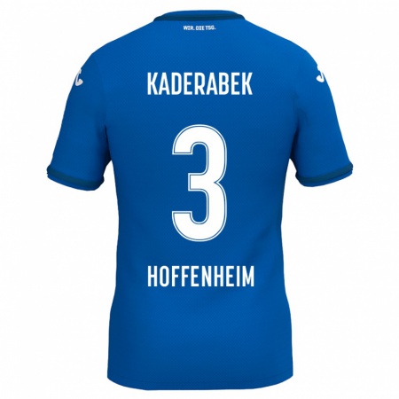 Kandiny Hombre Camiseta Pavel Kaderabek #3 Azul Real 1ª Equipación 2024/25 La Camisa Chile