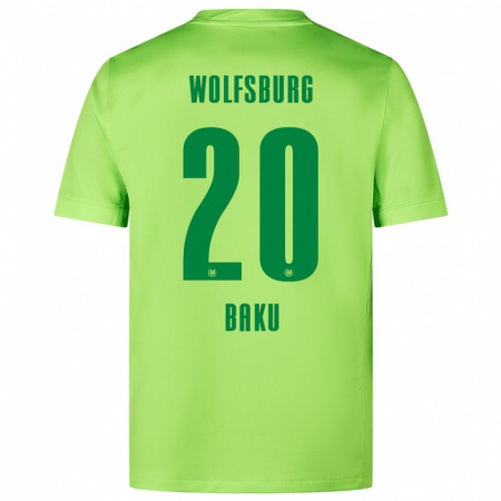 Kandiny Hombre Camiseta Ridle Baku #20 Verde Fluorescente 1ª Equipación 2024/25 La Camisa Chile