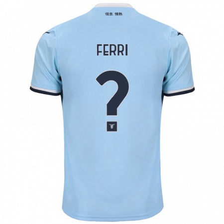 Kandiny Hombre Camiseta Mattia Ferri #0 Azul 1ª Equipación 2024/25 La Camisa Chile