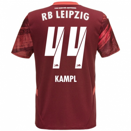 Kandiny Hombre Camiseta Kevin Kampl #44 Borgoña 2ª Equipación 2024/25 La Camisa Chile