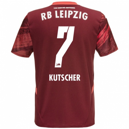 Kandiny Hombre Camiseta Matthes Kutscher #7 Borgoña 2ª Equipación 2024/25 La Camisa Chile