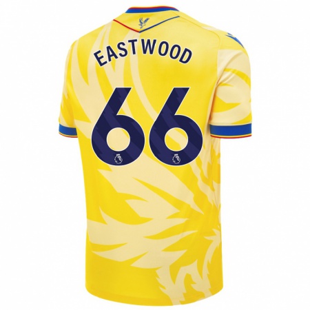 Kandiny Hombre Camiseta Billy Eastwood #66 Amarillo 2ª Equipación 2024/25 La Camisa Chile