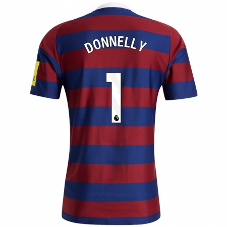 Kandiny Hombre Camiseta Grace Donnelly #1 Burdeos Azul Marino 2ª Equipación 2024/25 La Camisa Chile