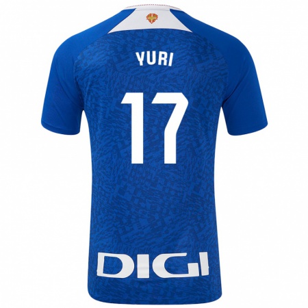 Kandiny Hombre Camiseta Yuri Berchiche #17 Azul Real 2ª Equipación 2024/25 La Camisa Chile