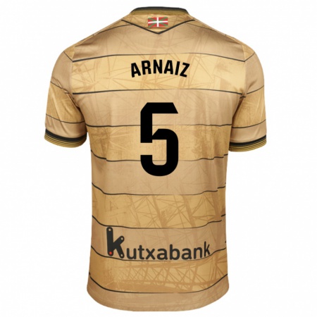 Kandiny Hombre Camiseta Iris Arnaiz #5 Marrón 2ª Equipación 2024/25 La Camisa Chile