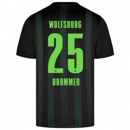 Kandiny Hombre Camiseta Ole Brammer #25 Verde Oscuro 2ª Equipación 2024/25 La Camisa Chile