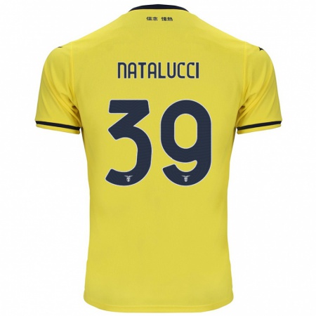 Kandiny Hombre Camiseta Serena Natalucci #39 Amarillo 2ª Equipación 2024/25 La Camisa Chile