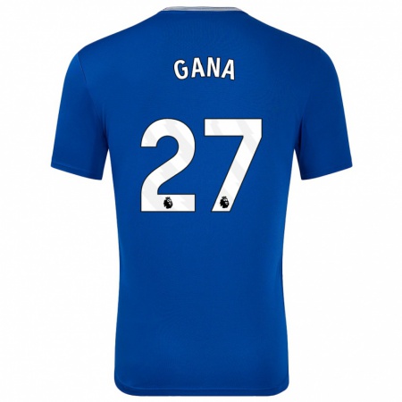 Kandiny Mujer Camiseta Idrissa Gueye #27 Azul Con 1ª Equipación 2024/25 La Camisa Chile