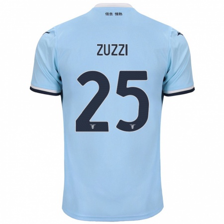 Kandiny Mujer Camiseta Giorgia Zuzzi #25 Azul 1ª Equipación 2024/25 La Camisa Chile