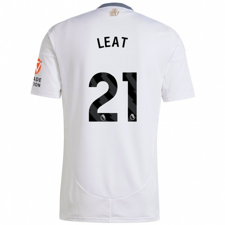 Kandiny Mujer Camiseta Anna Leat #21 Blanco 2ª Equipación 2024/25 La Camisa Chile