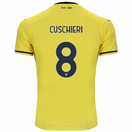 Kandiny Mujer Camiseta Rachel Cuschieri #8 Amarillo 2ª Equipación 2024/25 La Camisa Chile