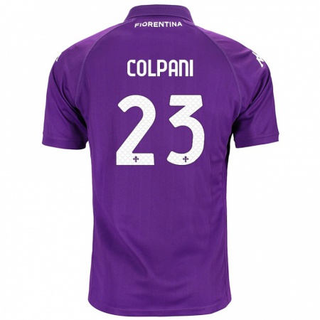 Kandiny Niño Camiseta Andrea Colpani #23 Morado 1ª Equipación 2024/25 La Camisa Chile