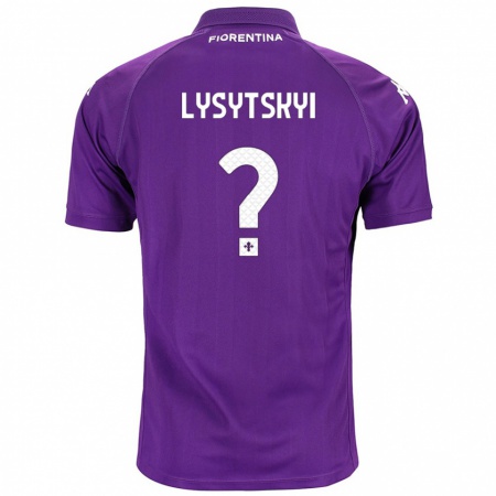 Kandiny Niño Camiseta Andriy Lysytskyi #0 Morado 1ª Equipación 2024/25 La Camisa Chile