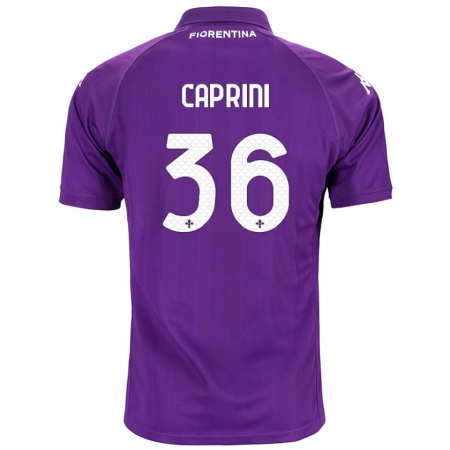 Kandiny Niño Camiseta Maat Daniel Caprini #36 Morado 1ª Equipación 2024/25 La Camisa Chile