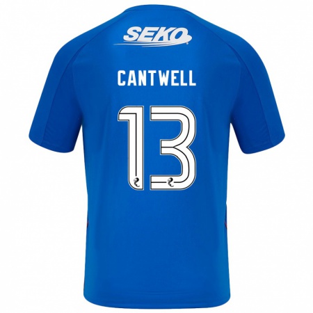 Kandiny Niño Camiseta Todd Cantwell #13 Azul Oscuro 1ª Equipación 2024/25 La Camisa Chile