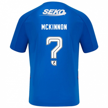 Kandiny Niño Camiseta Cole Mckinnon #0 Azul Oscuro 1ª Equipación 2024/25 La Camisa Chile